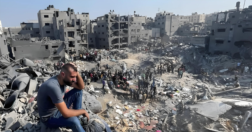 Israel bombs Gaza