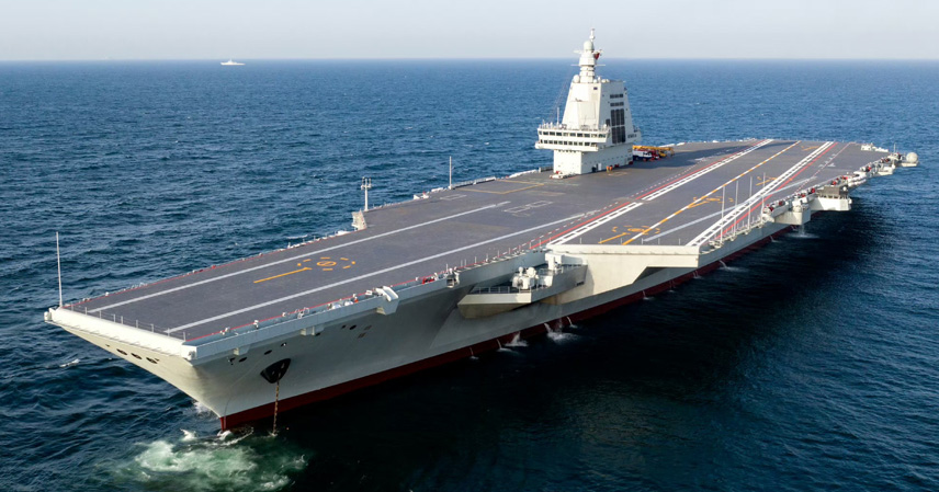 China's Fujian aircraft carrier