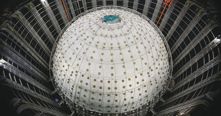 A major scientific research project in Jiangmen City, Guangdong Province - the world's first ultra-large-scale neutrino detection device