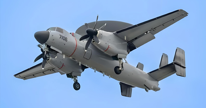 Chinese airborne early warning aircraft KJ-600
