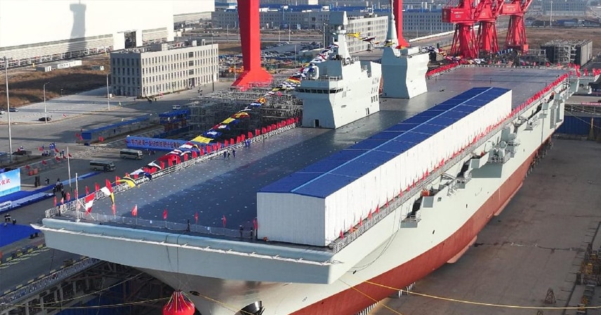 China’s 076-Class Amphibious Assault Ship “Sichuan” Nears Trials with Electromagnetic Catapult